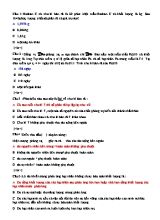 Đề kiểm tra 15 phút môn Vật lý Lớp 12